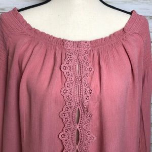 Haute Monde Top with Crochet Accents